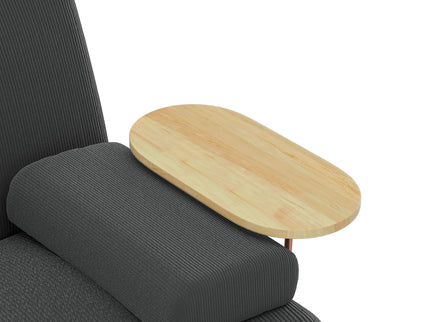LEVEDE  CONVERTIBLE SOFABED WITH USB CHARGE AND SIDE TABLE-1910112208151515141