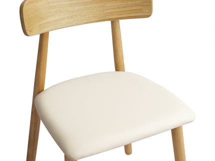 Levede 2x Dining Chairs Kitchen Chair Natural-1942353412645588997