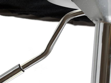 Levede 1x Kitchen Bar Stools Gas Lift Silver-1910113241103732741