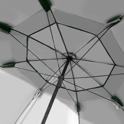 Mountview Beach Umbrella Outdoor Umbrellas Green 2.13M-1973193757977350149
