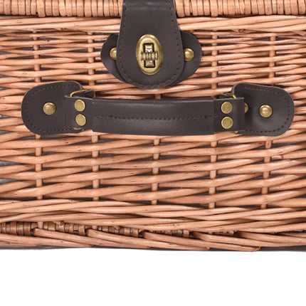 2 Person Picnic Basket Baskets Set Outdoor-1973193795499593733