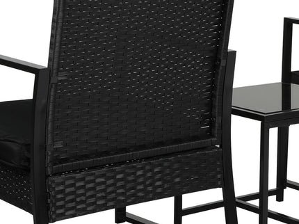 Levede 3 Pcs Outdoor Furniture Set Chair-1864184455187533829