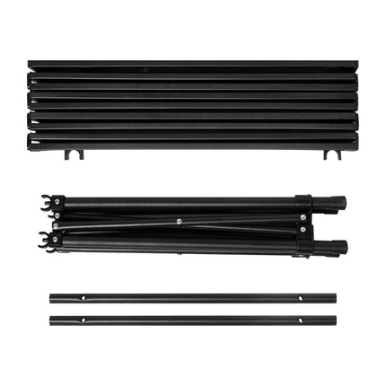 Levede Folding Camping Table Portable Black-1973194002366861317