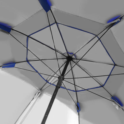Mountview Beach Umbrella Outdoor Umbrellas Blue 2.13M-1973193757213986821