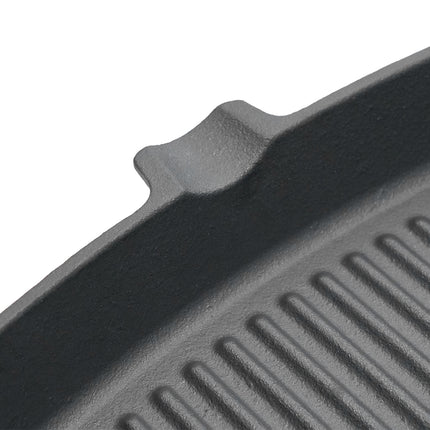 Toque Cast Iron Square Grill Pan with Spouts Cookware-2011971112124157957