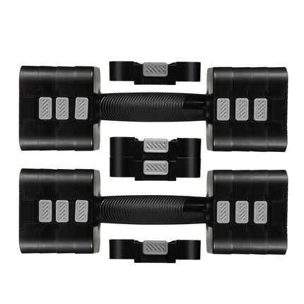 Centra A Pair 2.8KG-10KG Dumbbells Black-1973193425947856901