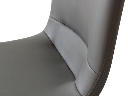 Levede Stackable Dining Chairs Kitchen Grey-1942353406681288709