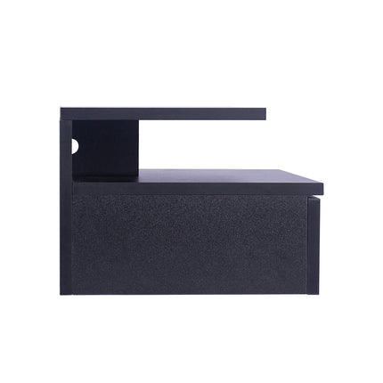 Levede 2x Bedside Tables Side Table Black-1975420463643496453