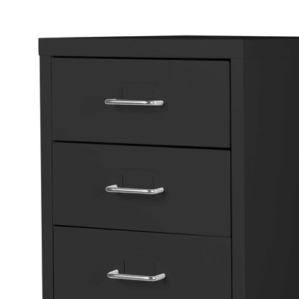Levede 8 Drawer Office Cabinet Drawers Black-1973193873849192453