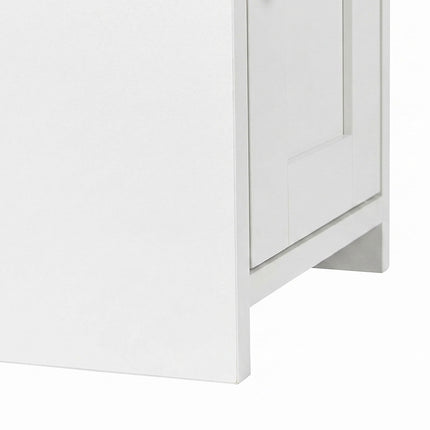 Levede Bathroom Cabinet Storage Slim Organiser Toilet Paper Storage 78.5cm White-2061251856700674053