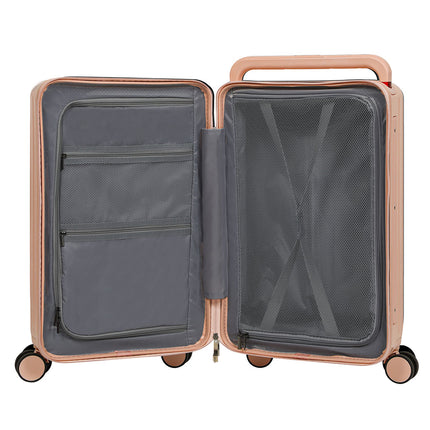 Slimbridge 26" Luggage Wide Handle Hard Case Pink-1954802420731219973
