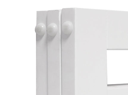 PaWz Wooden Pet Gate Dog Fence Safety White-1864184532694077445