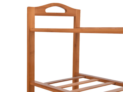 Levede 2x 4 Tier Bamboo Shoe Rack Shoes-1910113026560888837