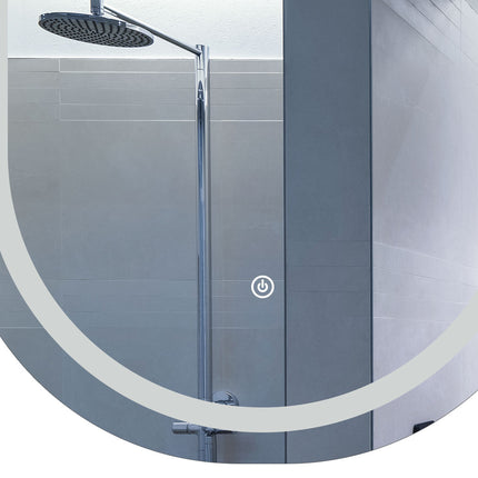 EMITTO LED Wall Mirror Oval Anti-fog 60x100cm-1954803005723381765