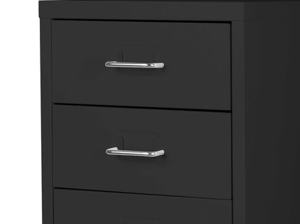 Levede 8 Drawer Office Cabinet Drawers Black-1917016720166490117