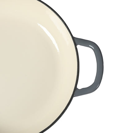 3.5L Enamel Dutch Oven Pan in Black Colour-1975420477065269253