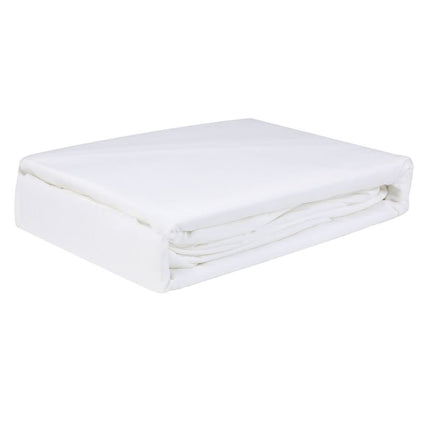 Dreamz 4pcs King Size 100% Bamboo Bed Sheet Set in White Colour-1954802920130220037
