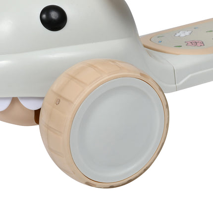 BoPeep Foldable Kids Scooter Flip-able Seat Beige-1975420381032484869