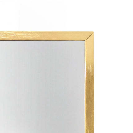 Yezi Rectangular Full Length Mirror 165x60cm Gold Standing Floor Wall Leaning-2065254637262475269
