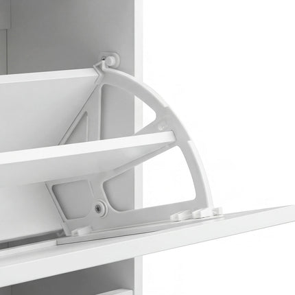 Levede Shoe Cabinet 3 Flip Drawers Adjustable Shelf Shoe Organiser Storage Rack-2050059010387873797