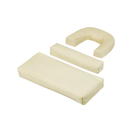 Levede Foldable Beach Lounge Chairs with Face Hole Khaki-1973193484198350853