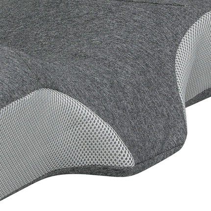 Dreamz Memory Foam Pillow Pillowcase Supprt Grey Rebound-1963748910187024389