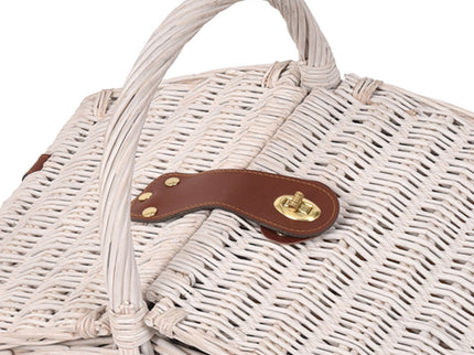 2 Person Picnic Basket Baskets Set Outdoor-1864183149186125829