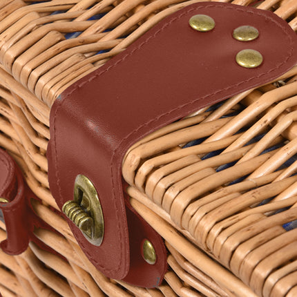 4 Person Picnic Basket Baskets Set Outdoor-1973193795138883589