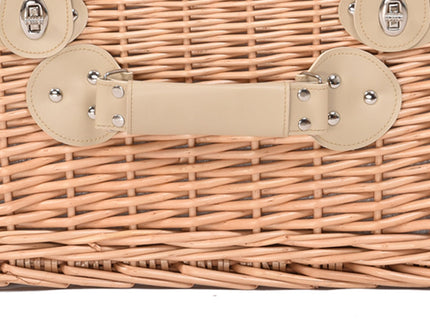 4 Person Picnic Basket Baskets Set Outdoor-1864183149676859397