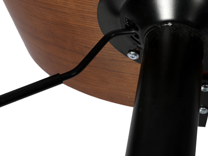 Levede 1x Bar Stools Gas Lift Kitchen Black-1942353348841836549