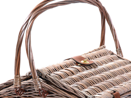 4 Person Picnic Basket Baskets Set Outdoor-1910113179174834181