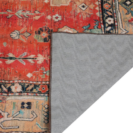 Marlow Floor Rug Vintage Polyester Washable Area Rugs-2011971110777786373