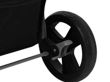 PaWz 4 Wheels Pet Stroller Dog Cat Cage Black-1864184624134098949