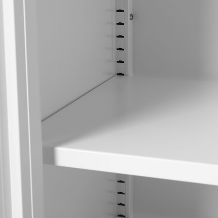 Levede Storage Cabinet Steel Kitchen White-1973194076320829445