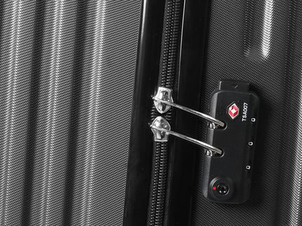 Slimbridge 20" Carry On Luggage Suitcase Black 20 inch-1864184361881047045
