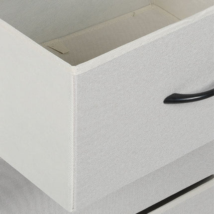 Levede Chest of 3 Drawers Bedside Table Beige-1954802983418073093
