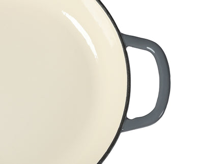 3.5L Enamel Dutch Oven Pan in Black Colour-1864184348593491973