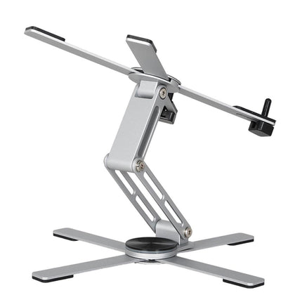 Levede Portable Laptop Stand 360 Rotating Bracket Foldable Aluminum Desk Riser-2065254308831694853