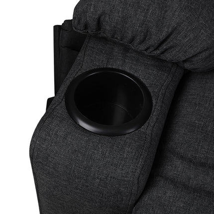 Levede Recliner Chair Electric Lift Black-1975420439211675653