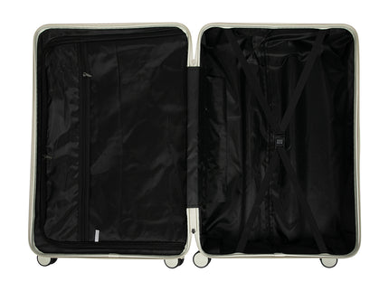 Slimbridge Luggage Suitcase Trolley White 2pc 14"+20"-1864184373071450117