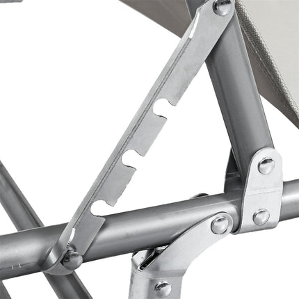 Levede Foldable Lounge Chairs with Canopy Grey-1973193483523067909