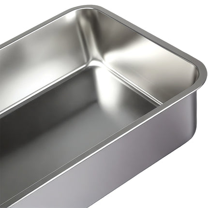 Pawz Stainless Steel Large Enclosed Cat Litter Box-2029387298965164037