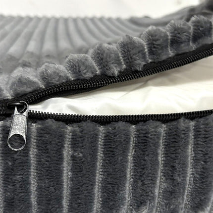 Pawz XL Size Orthopedic Dog Bed with Corduroy Removable Cover Waterproof Washable Grey-1973193548052434949