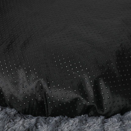 PaWz Calming Dog Bed Warm Soft Plush XL Dark Grey X-Large-1973193664998019077