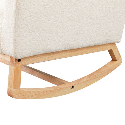 Levede Rocking Chair Ottoman Footrest With Side Pocket-1910112281014964229