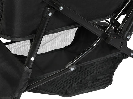 PaWz Pet Stroller Dog Cat Carrier Foldable Black-1864184625052651525