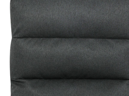 Levede Metal Framed Lounge Chair Linen in Dark Grey-1910149775286734853