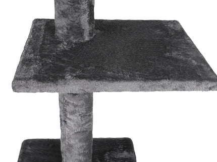 PaWz Cat Scratching Post Tree Condo Grey-1864184526037716997
