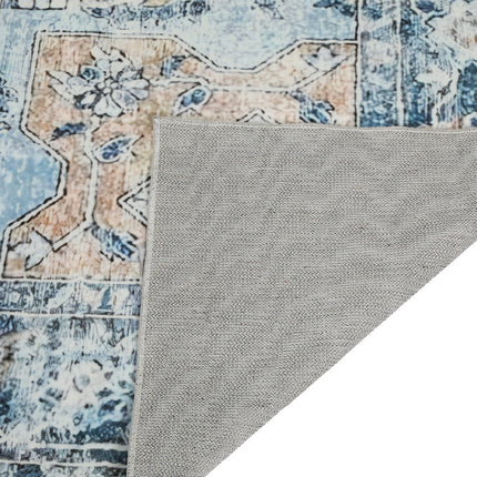 Marlow Floor Rug Vintage Polyester Washable Area Rugs-2029387291117621253