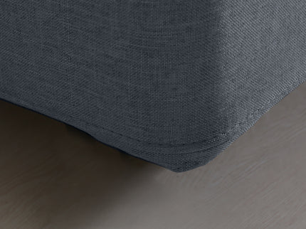 Levede Fabric Bed Frame King Tufted Dark Grey-1910113203594072069